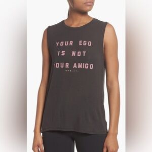 Spiritual Gangster black “Your Ego is Not Your Amigo” tank